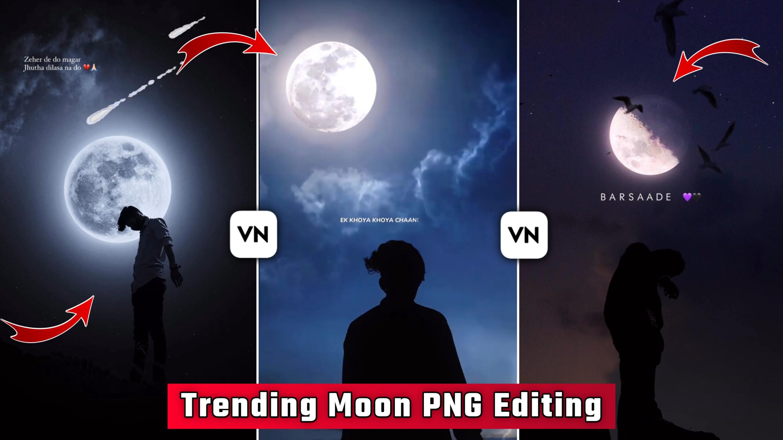 Trending Moon PNG Editing Download All Material