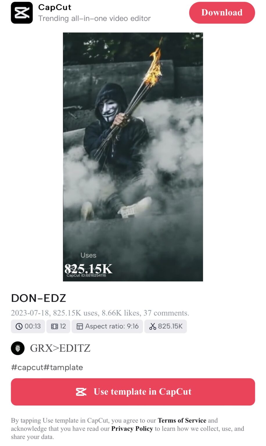 DONEDZ CapCut Template Link 2023 Tahir Editz