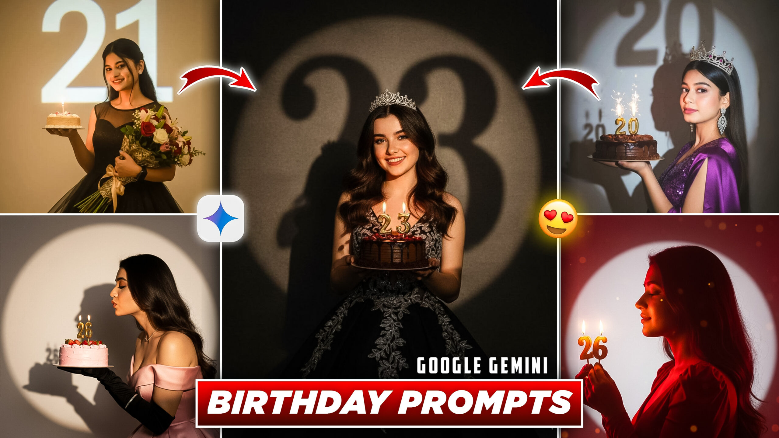 Unlimited Birthday Gemini Prompts [ Boys & Girls ] Google Gemini Viral Photo Editing – Nano Banana Ai Prompts
