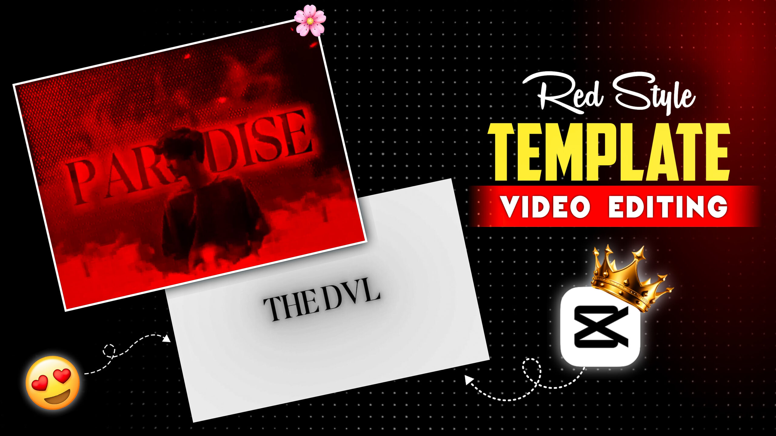 Trending Red Style Viral CapCut Template Link 2025