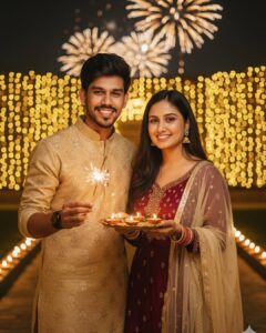 Top 100+ Diwali Couple Gemini Prompt