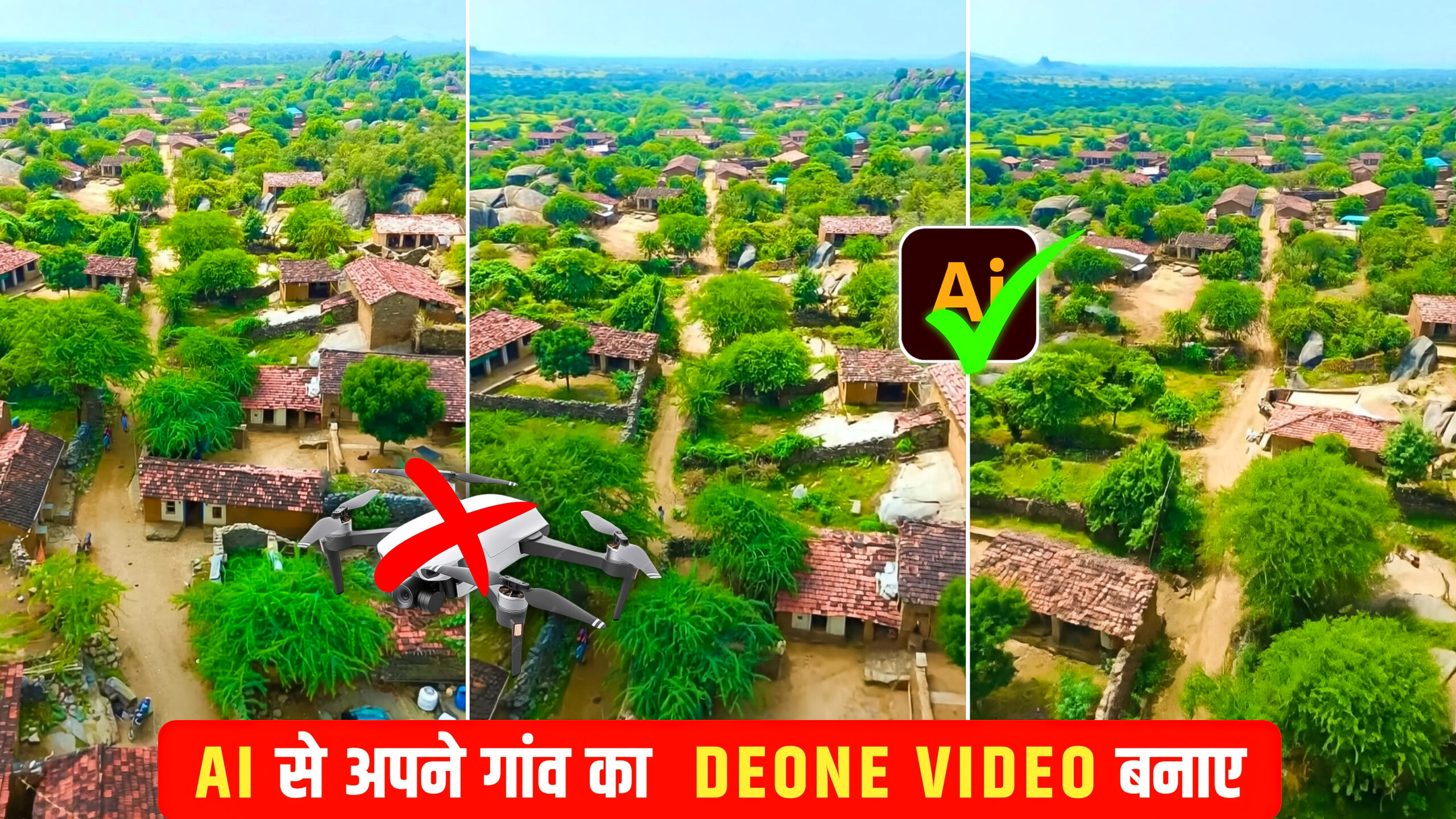 Ai Drone Video Genretor In [ Android & iOS ] Mobile Only 1 Click