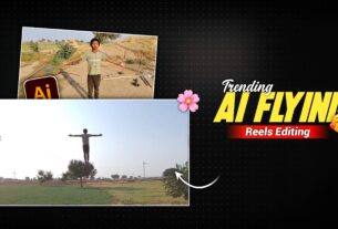 Trending Ai Flying Reels Editing Only 1 Click - FREE PROMPT